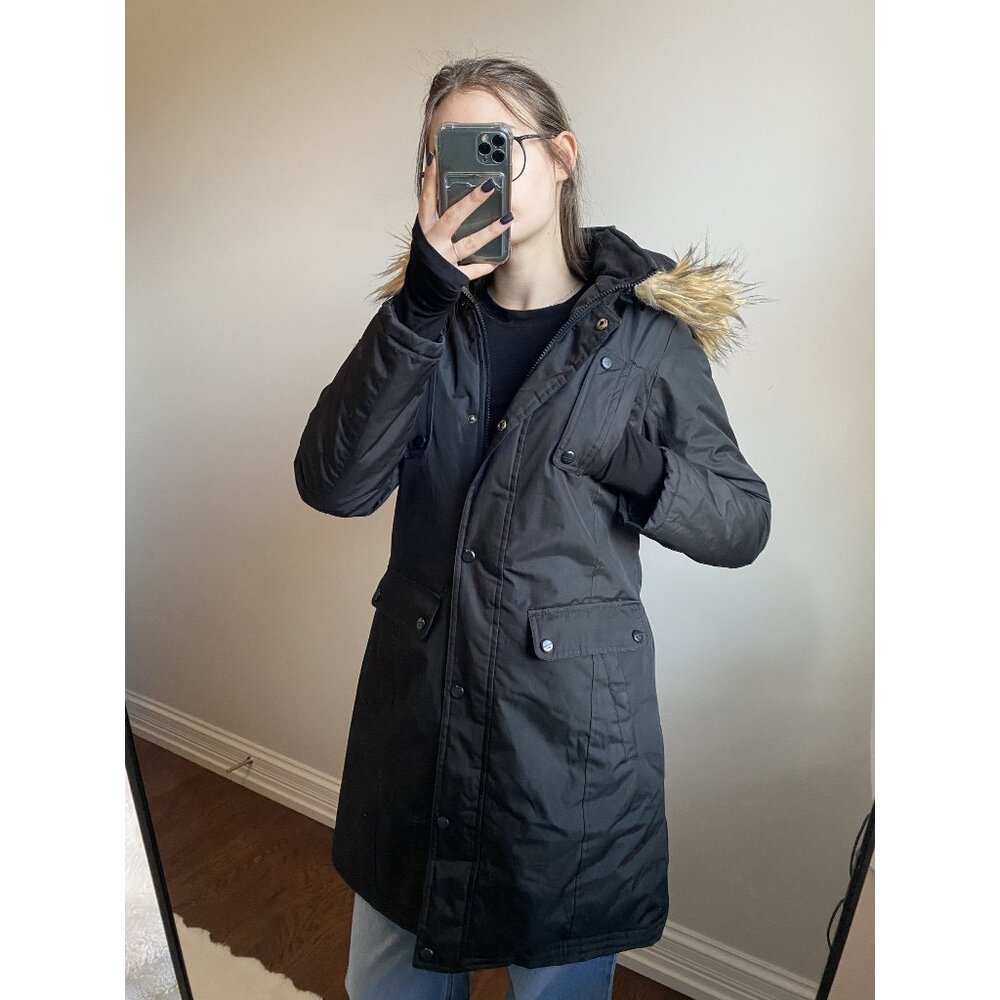 Madden Girl black winter coat size S